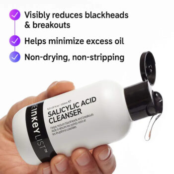 The INKEY List Salicylic Acid Acne + Blackhead Cleanser 5 Oz/ 150 mL