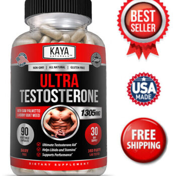 Ultra Testosterone Booster Increase Energy, Improve Muscle Strength & Growth 90 Capsule