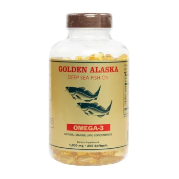 Golden Alaska Deep Sea Fish Oil 1000 mg 200 Softgels Fresh