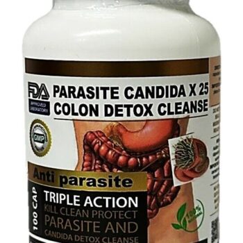 300 Parasite Cleanse DETOX Liver Colon Yeast Blood Support COLON CLEANSER AND TEA