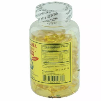 Gold Vitamin Golden Alaska Deep Sea Fish Oil Omega 3 6 9 1000 mg 100 Softgels
