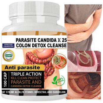 PARASITE DETOX BODY CLEANSE Complex Anti- PARASITE Support Cleanse 100 Capsules